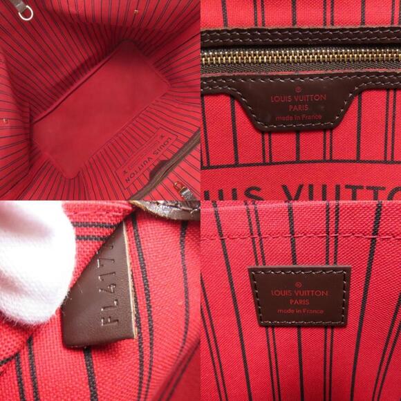 LOUIS VUITTON Brown Damier Neverfull GM Tote Bag - Picture 5 of 11